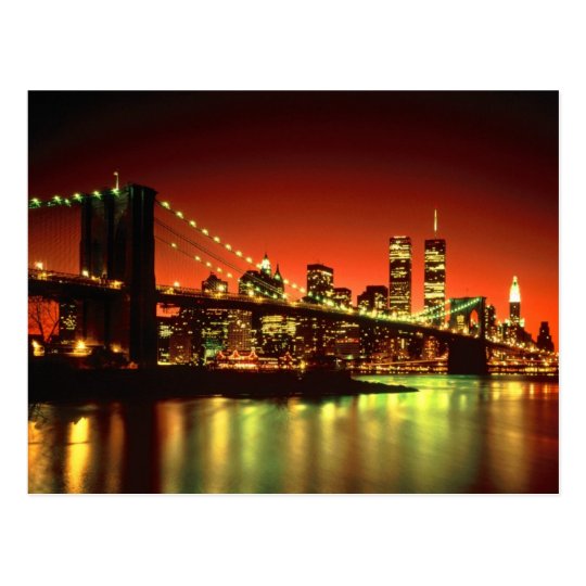New York City Lights Postcard