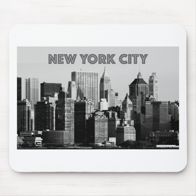 New York City  Lower-Manhattan Pro Photo Mouse Mat (Front)