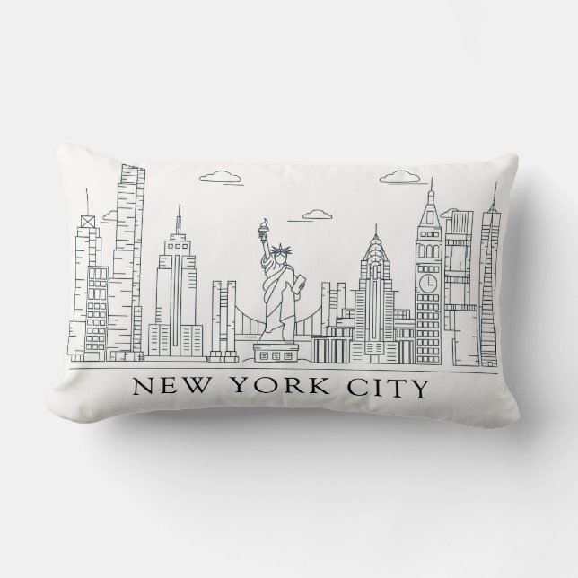 New York City Lumbar Cushion (Front)