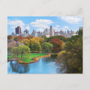 New York City Manhattan Central Park Panorama Postcard