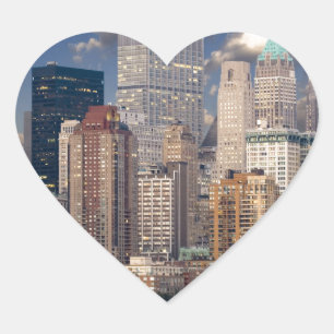 New York City Manhattan Heart Sticker
