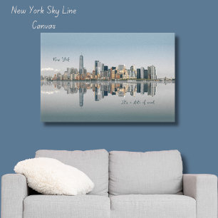 New York City Manhattan Skyline Canvas Print