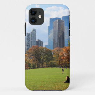 New York City Manhattan skyline panorama viewed fr iPhone 11 Case