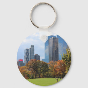 New York City Manhattan skyline panorama viewed fr Key Ring