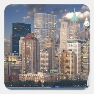 New York City Manhattan Square Sticker