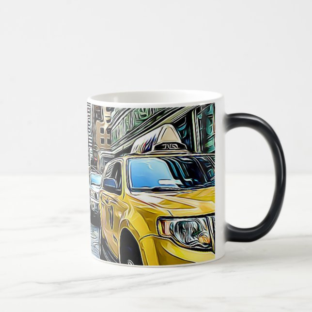New  York City Manhattan Taxi cab Coffee Mug (Right)