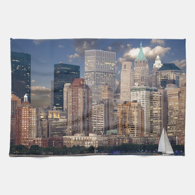 New York City Manhattan Tea Towel (Horizontal)