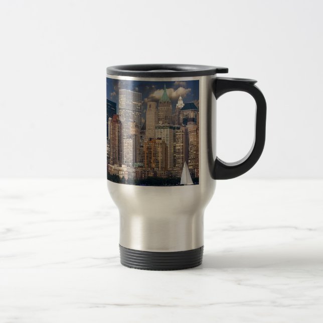 New York City Manhattan Travel Mug (Right)