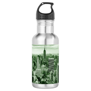 New York City - Manhattan - Vintage 532 Ml Water Bottle