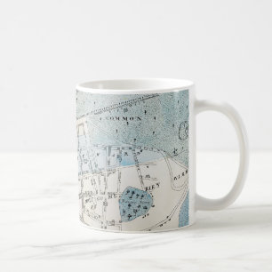 New York City Map, 1728 Coffee Mug