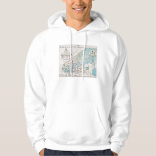 New York City Map, 1728 Hoodie