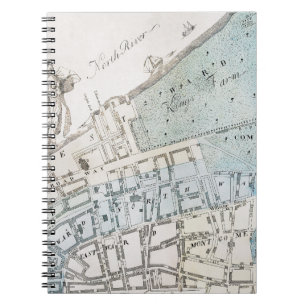 New York City Map, 1728 Notebook
