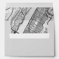 New York City Map Envelope