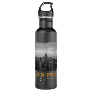 New York City Memento Gift Big Apple Empire State 710 Ml Water Bottle