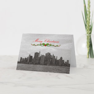 New York City, Merry Christmas Holiday Card