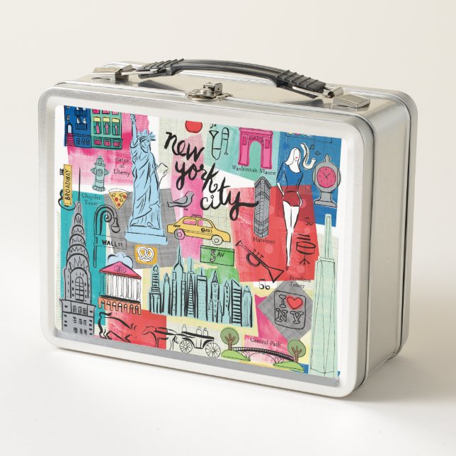 New York City Metal Lunch Box (Front)