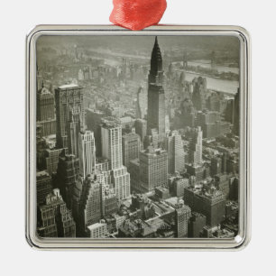 New York City Metal Tree Decoration