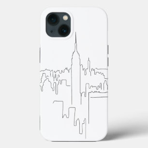 New York City Minimal Line iPhone 13 Case
