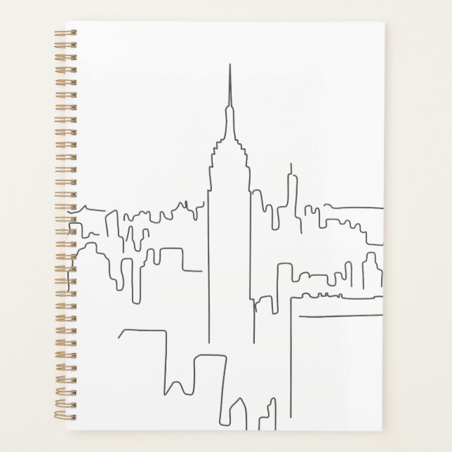 New York City Minimal Line Planner (Front)