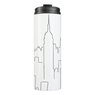 New York City Minimal Line Thermal Tumbler