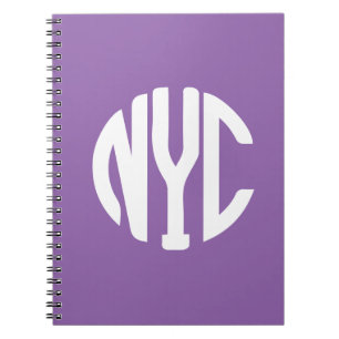 New York City monogram Notebook