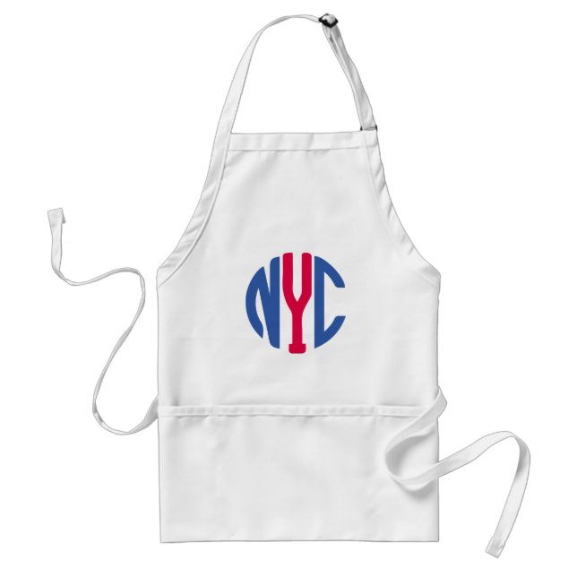 New York City monogram Standard Apron (Front)