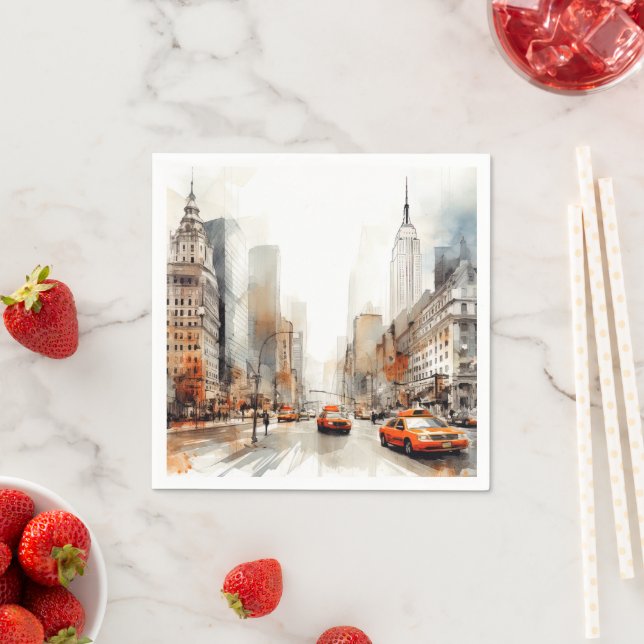 New York City  Napkin (Insitu)
