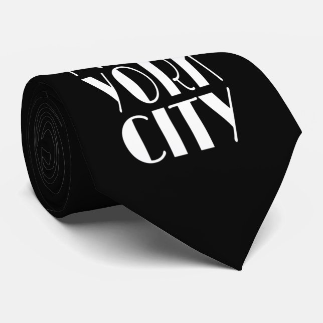 New York City Neck Tie (Rolled)