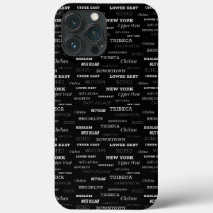 New York City Neighbourhoods iPhone 13 Pro Max Case