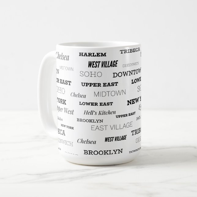 New York City neighbours Coffee Mug (Front Left)