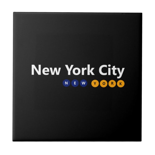 New York City, New York Ceramic Tile (Front)