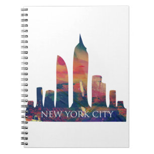 new york city new york fifth avenue wall street notebook