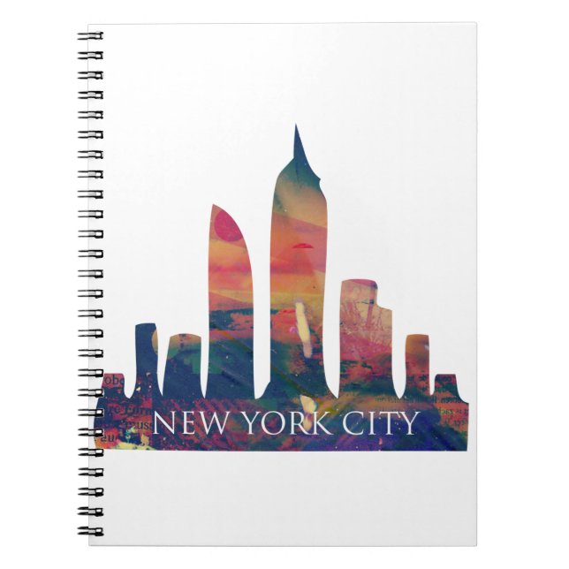 new york city new york fifth avenue wall street notebook (Front)