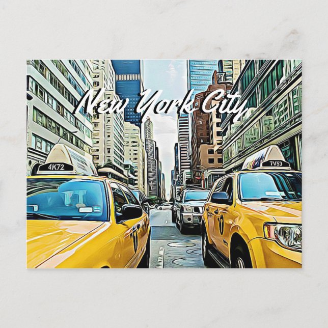 New York City, New York Memorabilia Keepsake Postcard (Front)