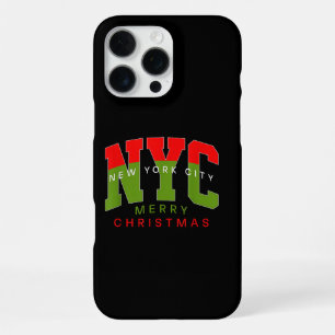 New York City New York Merry Christmas Travel Gift iPhone 16 Pro Max Case