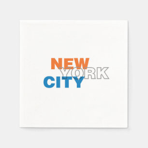 New York City, New York Paper Napkins