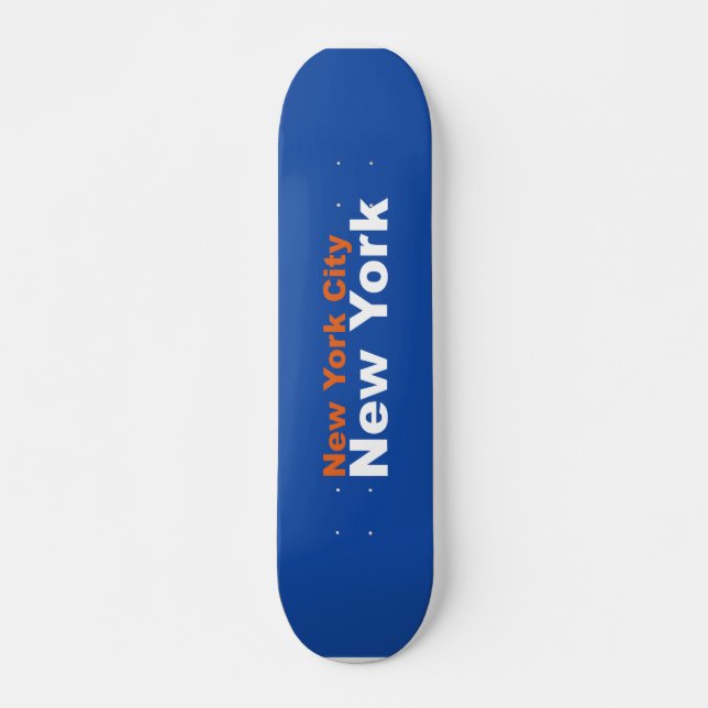 New York City, New York Skateboard (Front)