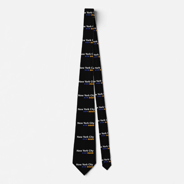 New York City, New York Tie (Front)