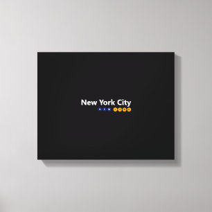 New York City, New York Wrapped Canvas