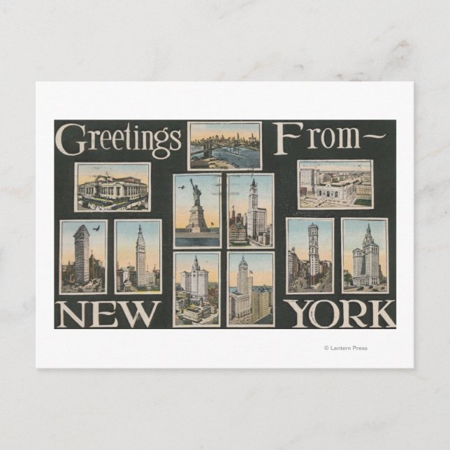 New York City, New YorkGreetings Postcard (Front)