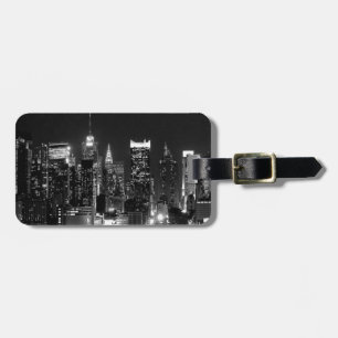 New York City Night Luggage Tag