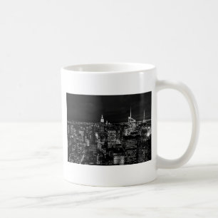 New York City Night Skyline Coffee Mug