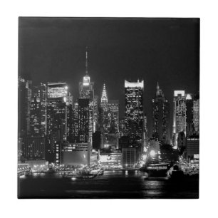 New York City Night Tile