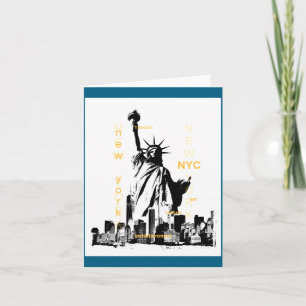 New York City Ny Nyc Statue Of Liberty _1 Card