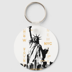 New York City Ny Nyc Statue of Liberty Key Ring
