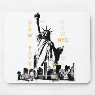 New York City Ny Nyc Statue of Liberty Mouse Mat