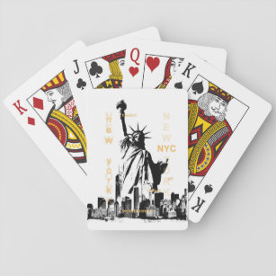 New York City Ny Nyc Statue of Liberty Playing Cards