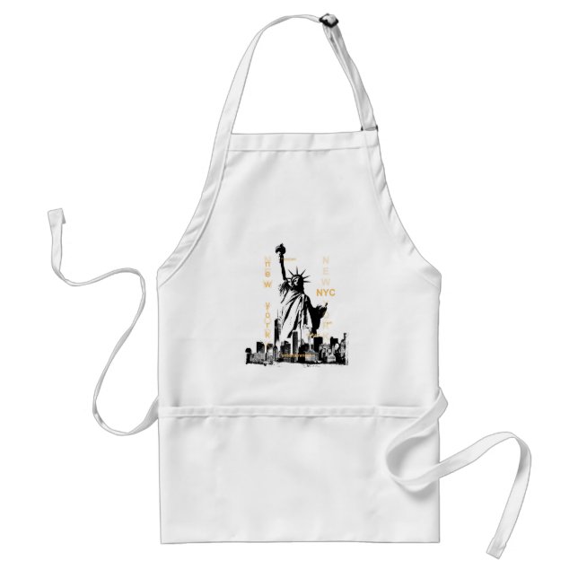 New York City Ny Nyc Statue of Liberty Standard Apron (Front)