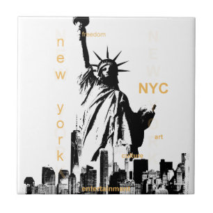 New York City Ny Nyc Statue of Liberty Tile