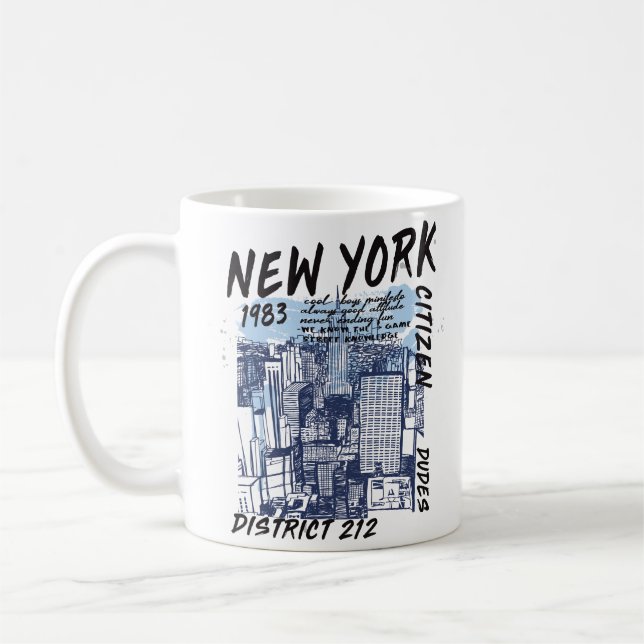NEW YORK CITY NYC COFFEE MUG (Left)